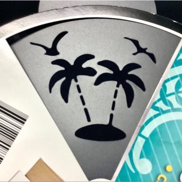 Jot Do It Yourself Stencil Wheel Dolphin, Shells, Boat, Palms - Picture 3 of 6